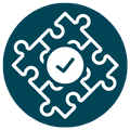 Progressive-education-icon puzzle icon representing progressive education